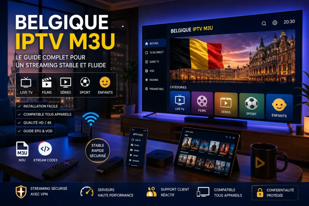 Belgique IPTV M3U